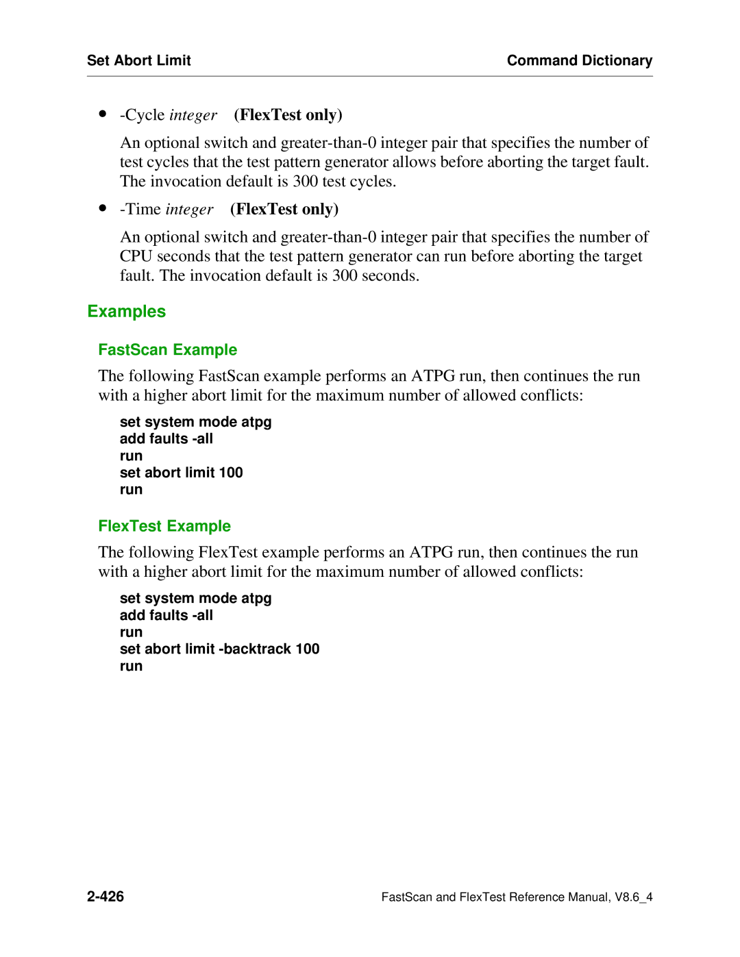 Mentor v8.6_4 manual ∙ -Timeinteger FlexTest only 