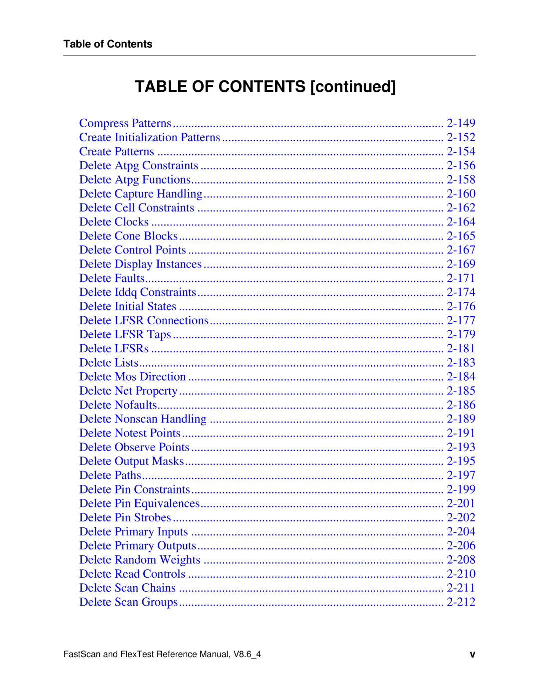 Mentor v8.6_4 manual Table of Contents 