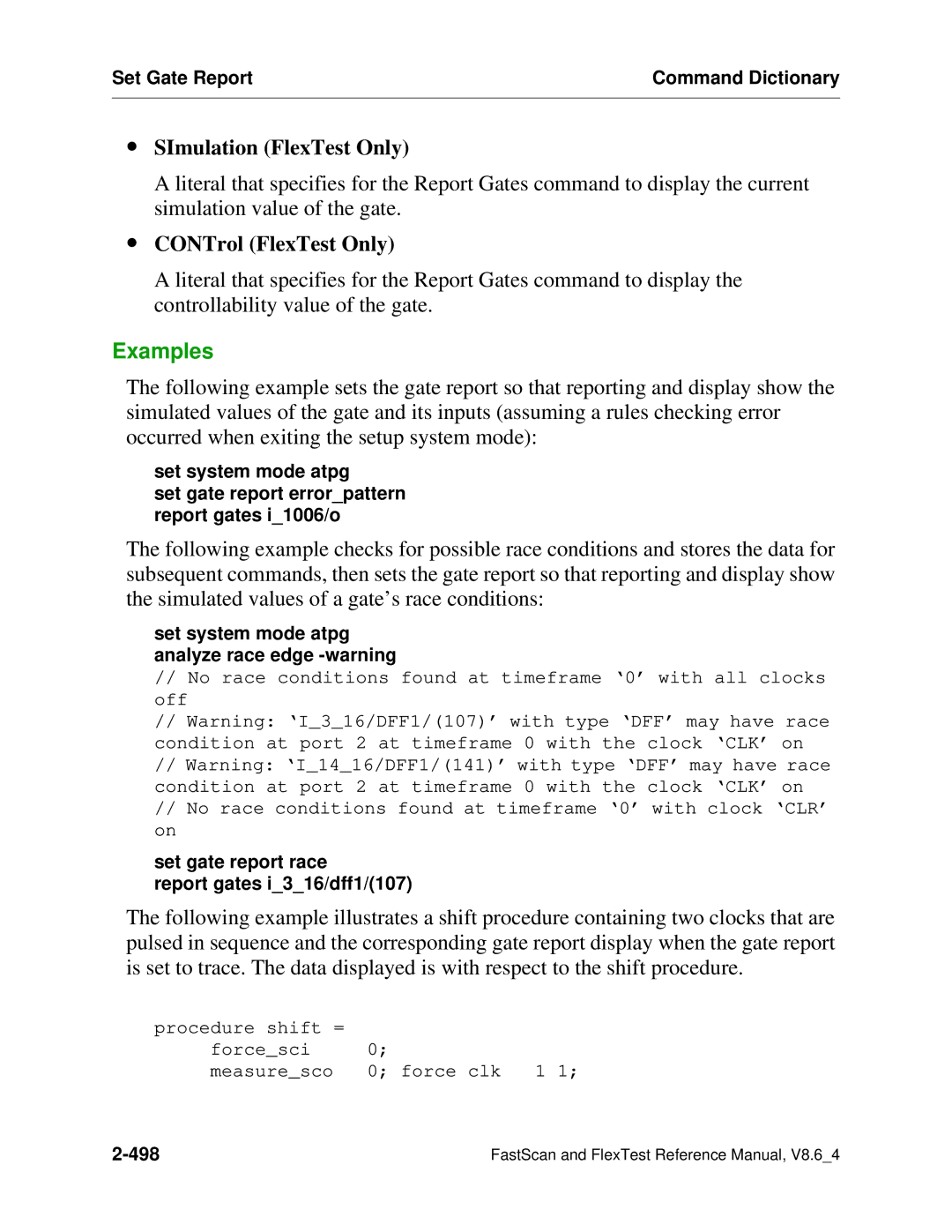 Mentor v8.6_4 manual ∙ SImulation FlexTest Only, ∙ CONTrol FlexTest Only 