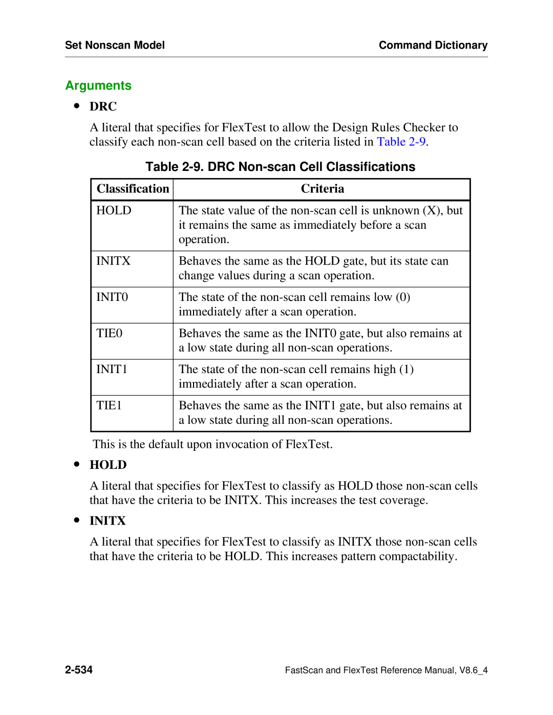 Mentor v8.6_4 manual ∙ Drc, Classification Criteria 