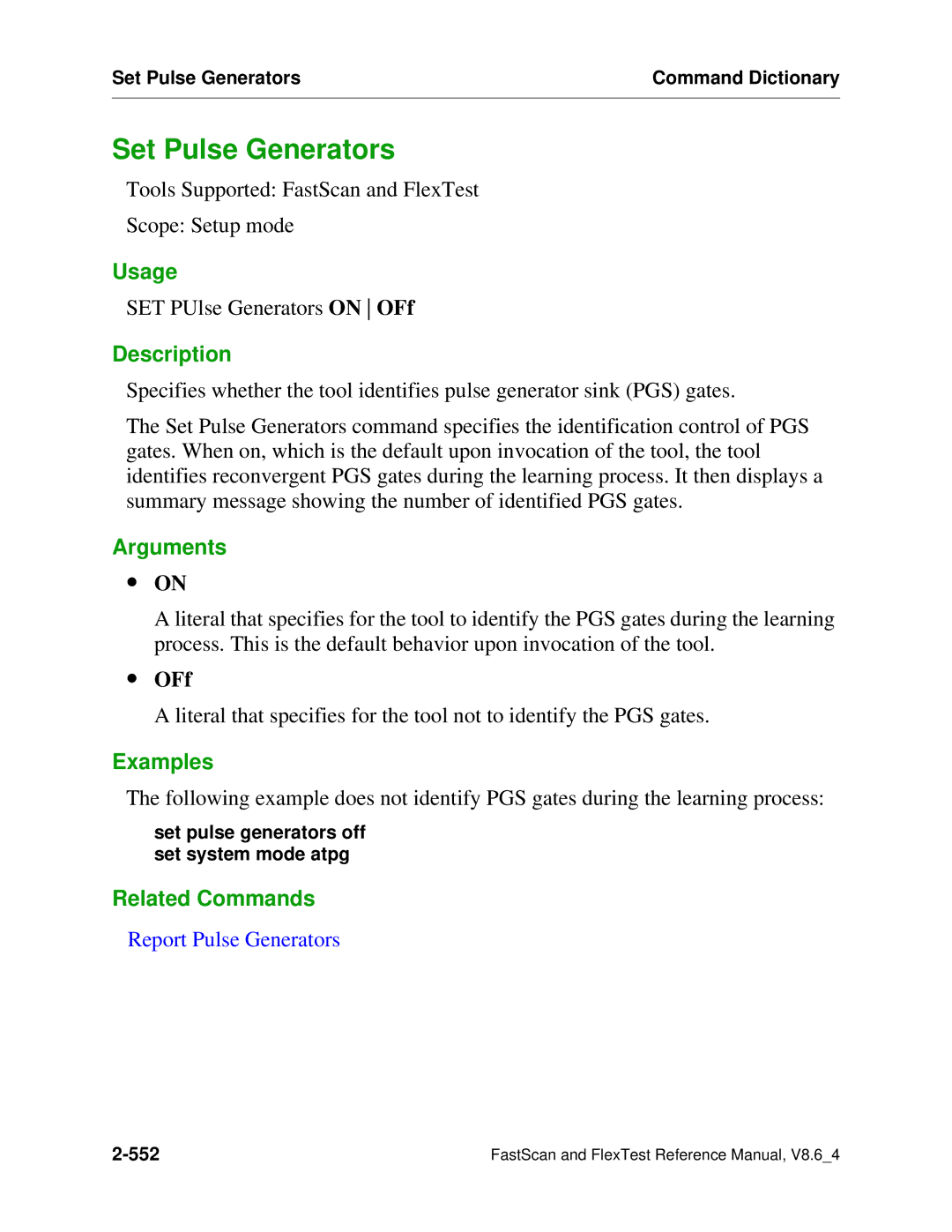 Mentor v8.6_4 manual Set Pulse Generators 