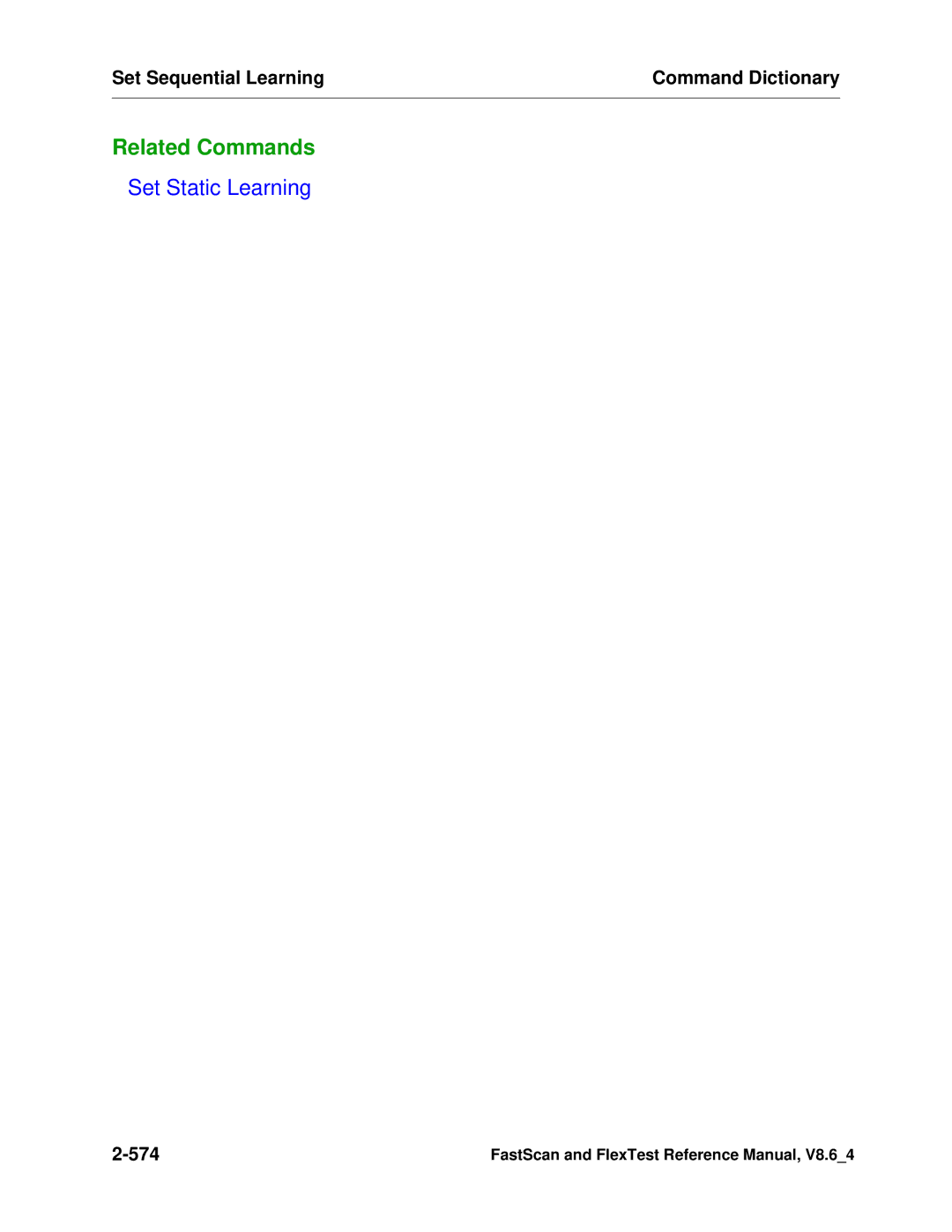 Mentor v8.6_4 manual Set Sequential Learning Command Dictionary 