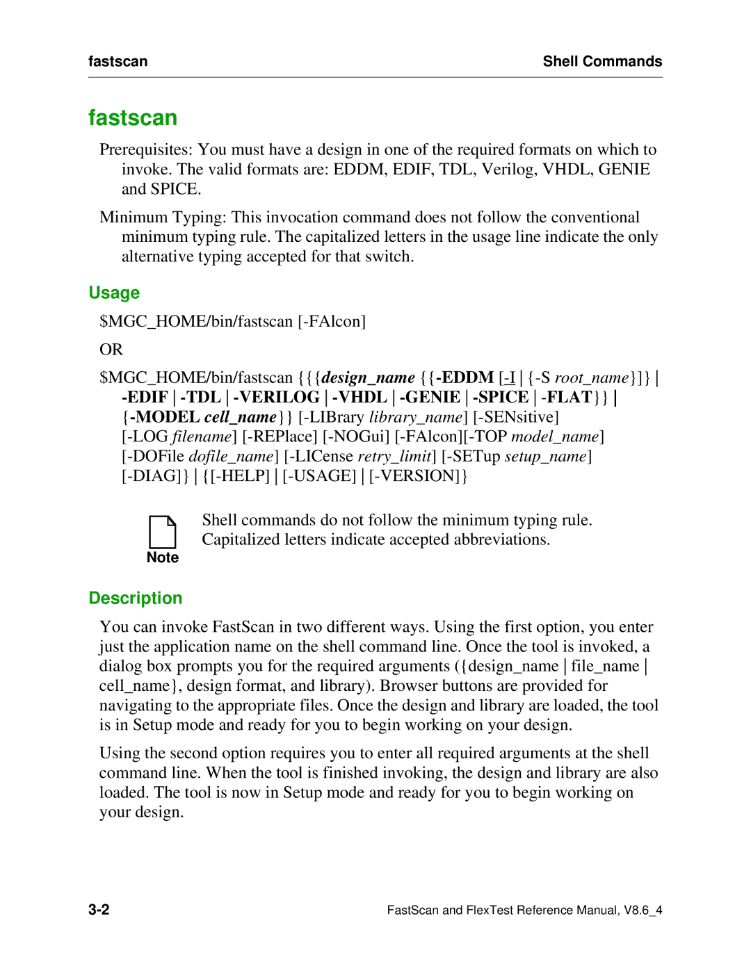 Mentor v8.6_4 manual Fastscan 