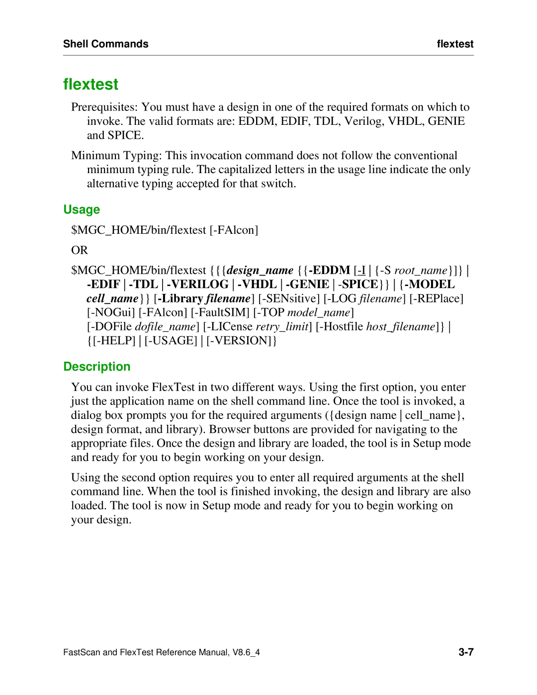 Mentor v8.6_4 manual Flextest 