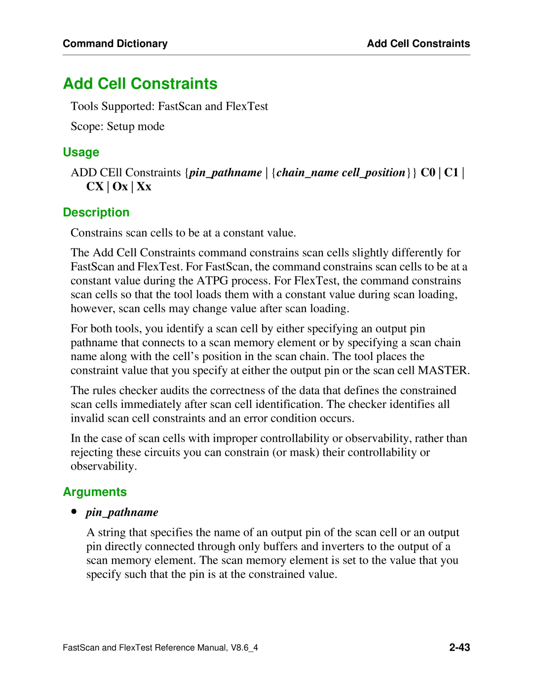 Mentor v8.6_4 manual Add Cell Constraints 