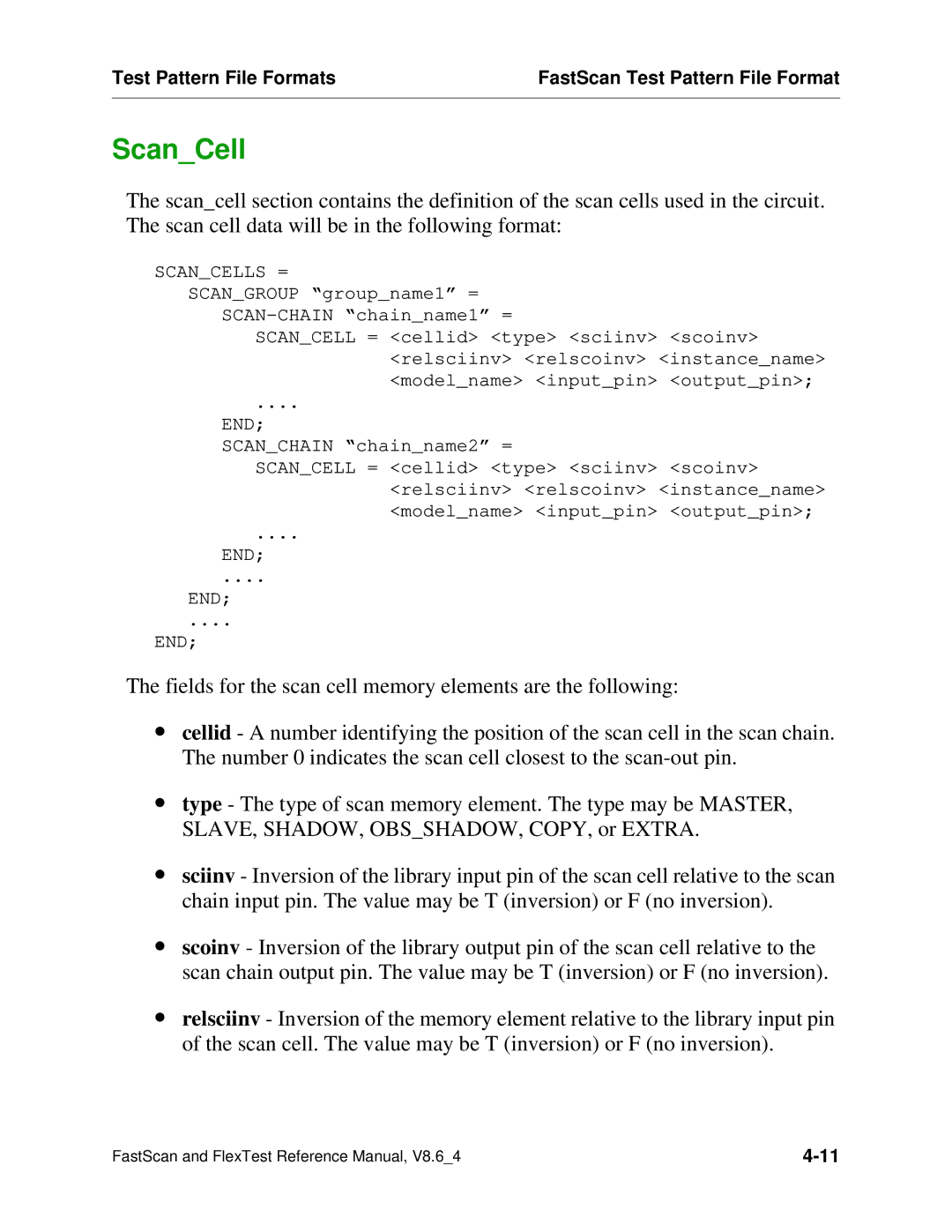 Mentor v8.6_4 manual ScanCell, Scancells = 