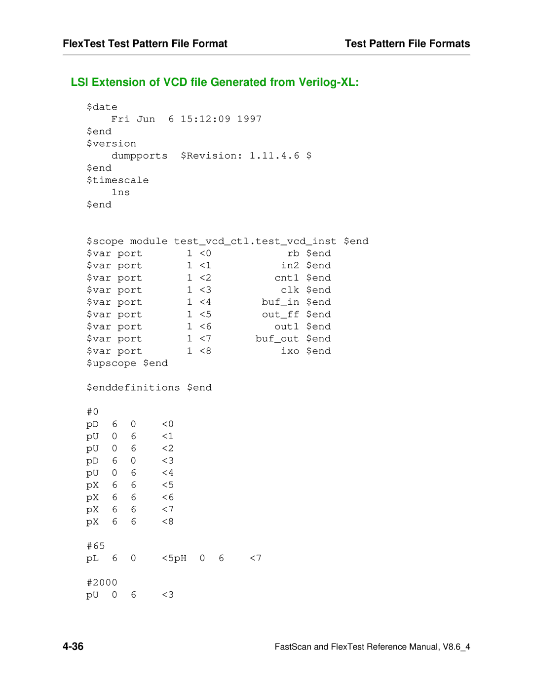 Mentor v8.6_4 manual LSI Extension of VCD file Generated from Verilog-XL 