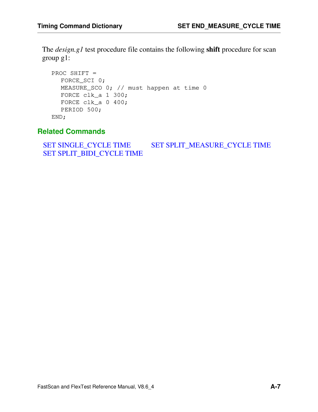 Mentor v8.6_4 manual SET Splitbidicycle Time 