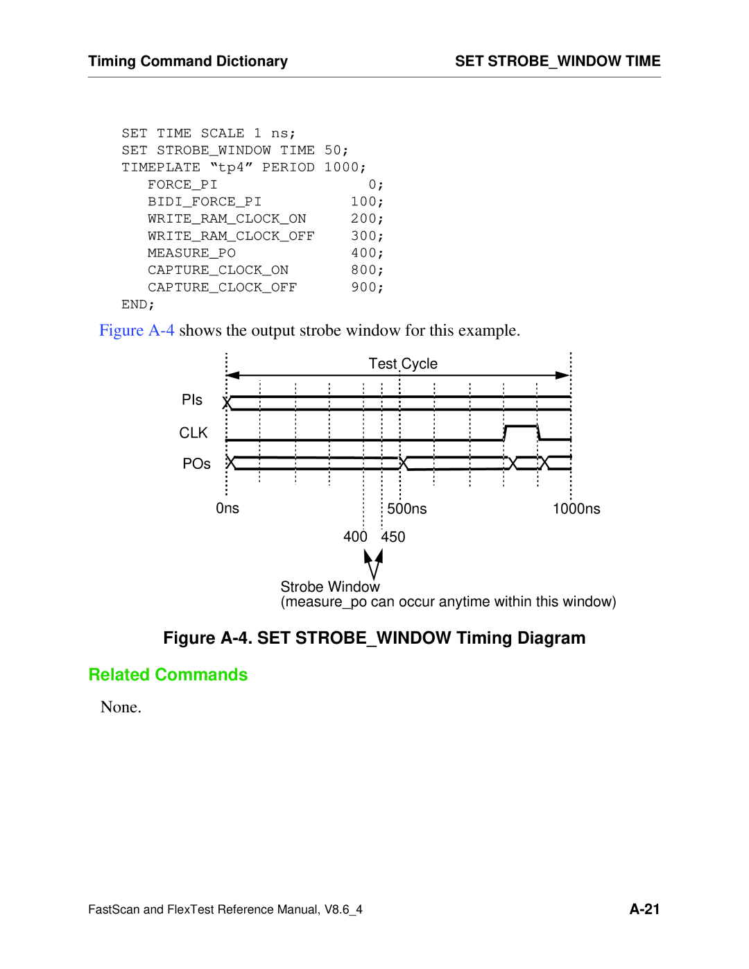 Mentor v8.6_4 manual Figure A-4. SET Strobewindow Timing Diagram 