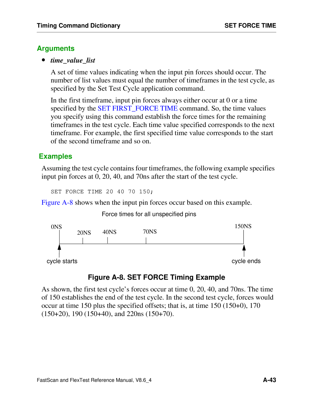 Mentor v8.6_4 manual Figure A-8. SET Force Timing Example 