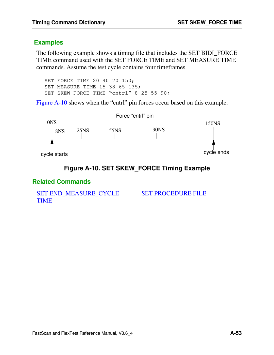 Mentor v8.6_4 manual Figure A-10. SET Skewforce Timing Example 