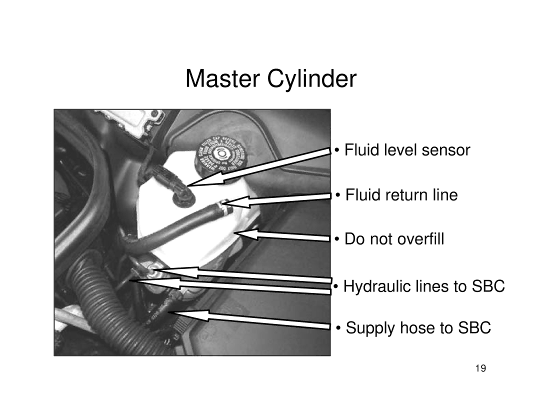 Mercedes-Benz W211, R230 manual Master Cylinder 