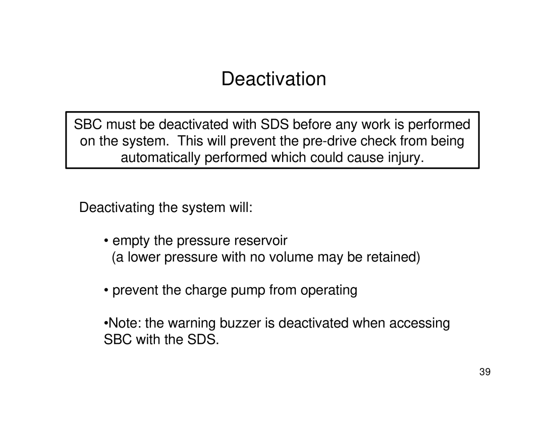 Mercedes-Benz W211, R230 manual Deactivation 