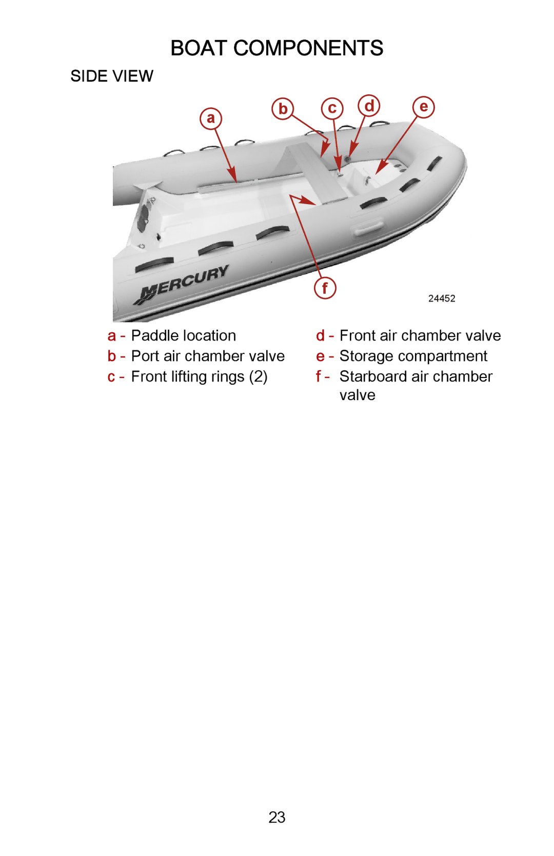 Mercury Marine 898393001 manual 24452 