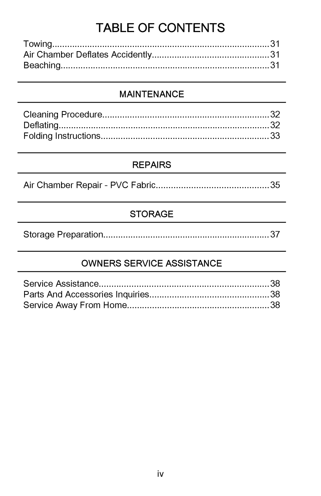 Mercury Marine 899183001 manual Repairs 