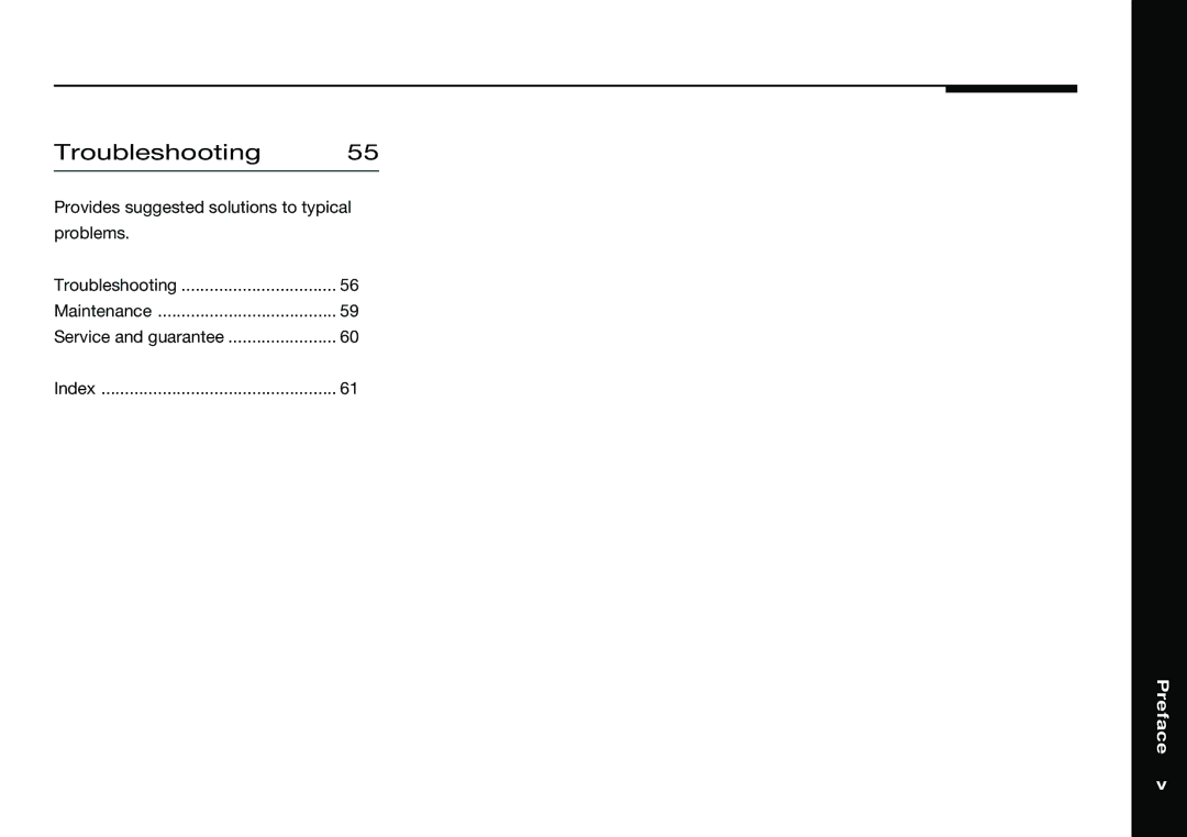 Meridian America 596 manual Troubleshooting 