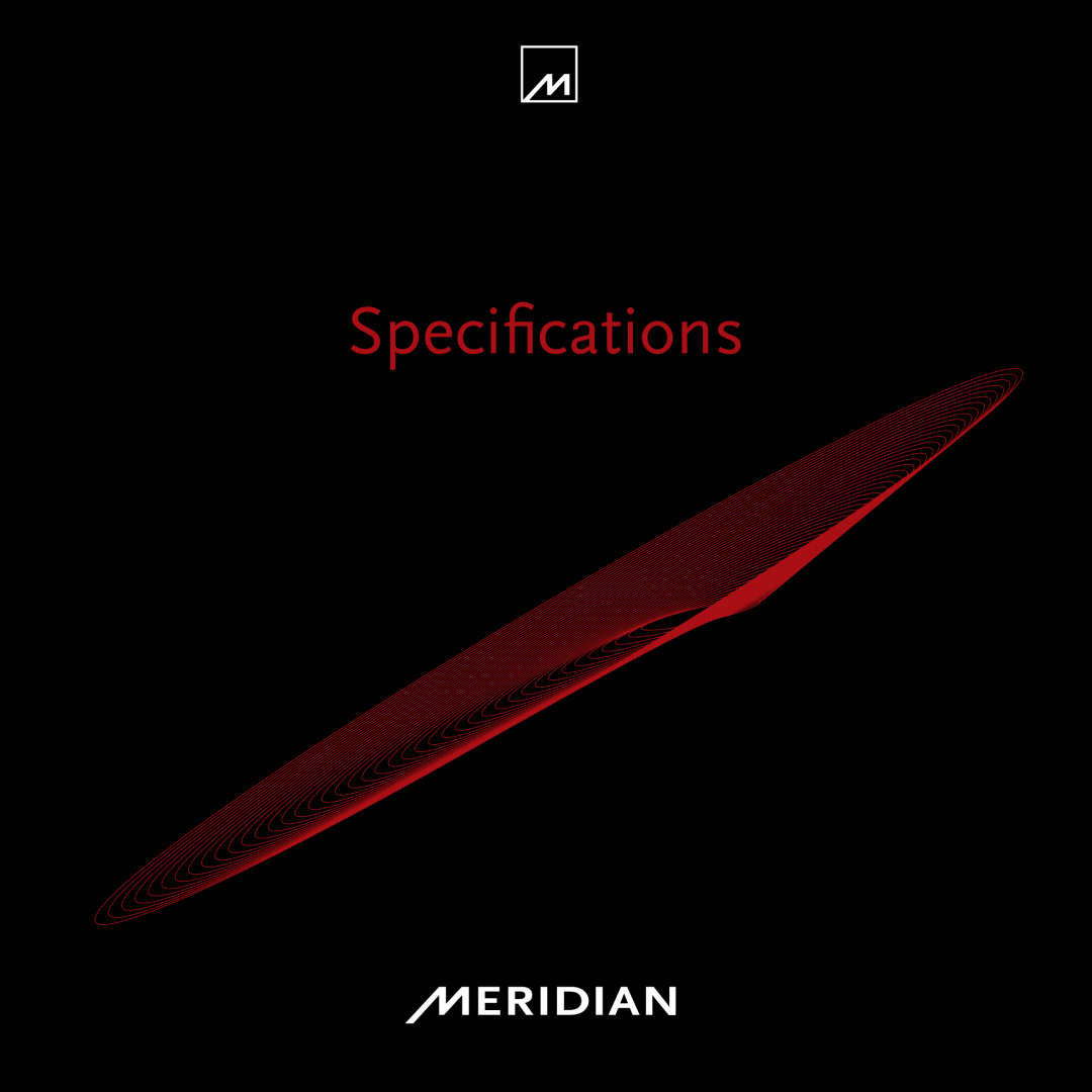 Meridian America DSP7200 manual Specifications 