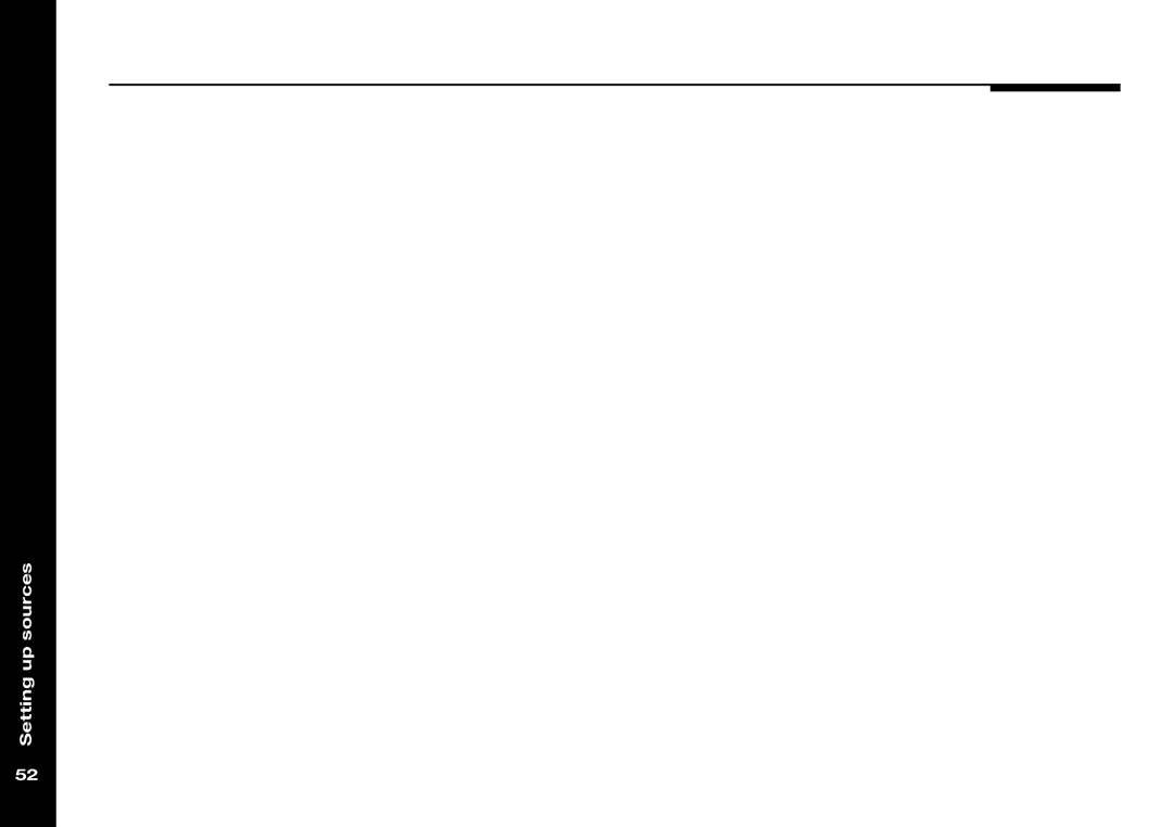 Meridian Audio 565 manual Setting up sources 