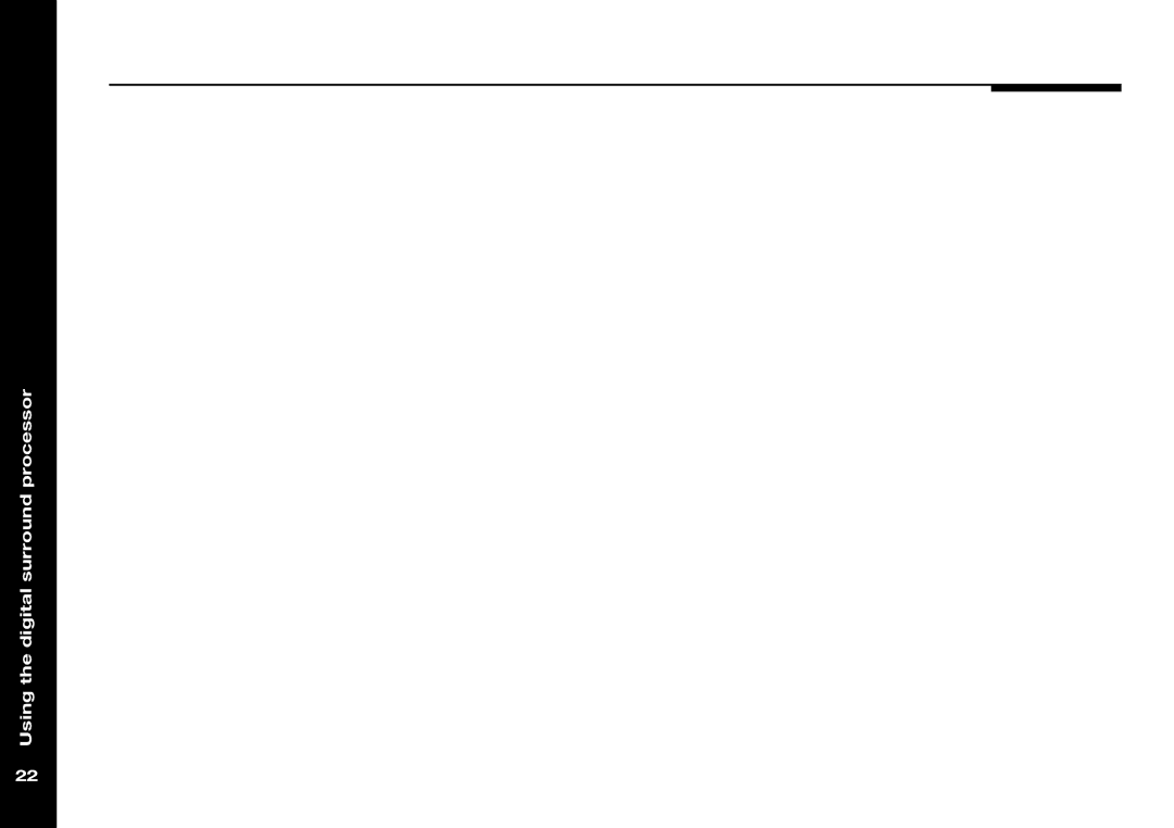 Meridian Audio 568 manual Using the digital surround processor 