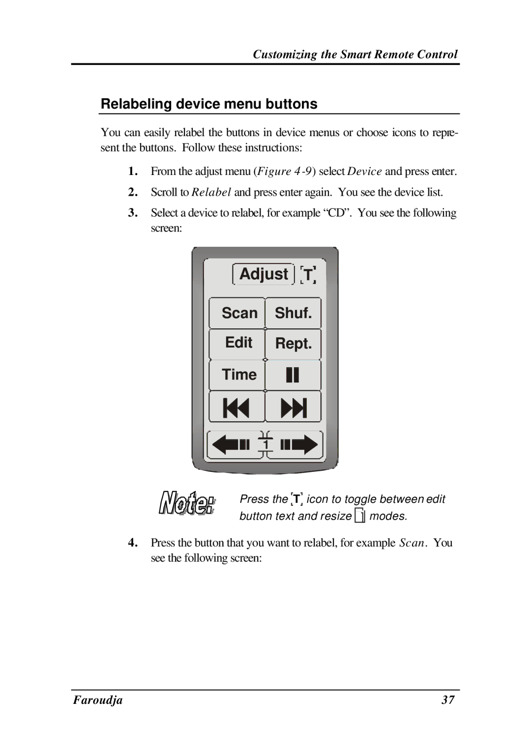 Meridian Audio SRC-2010 operation manual Adjust T 