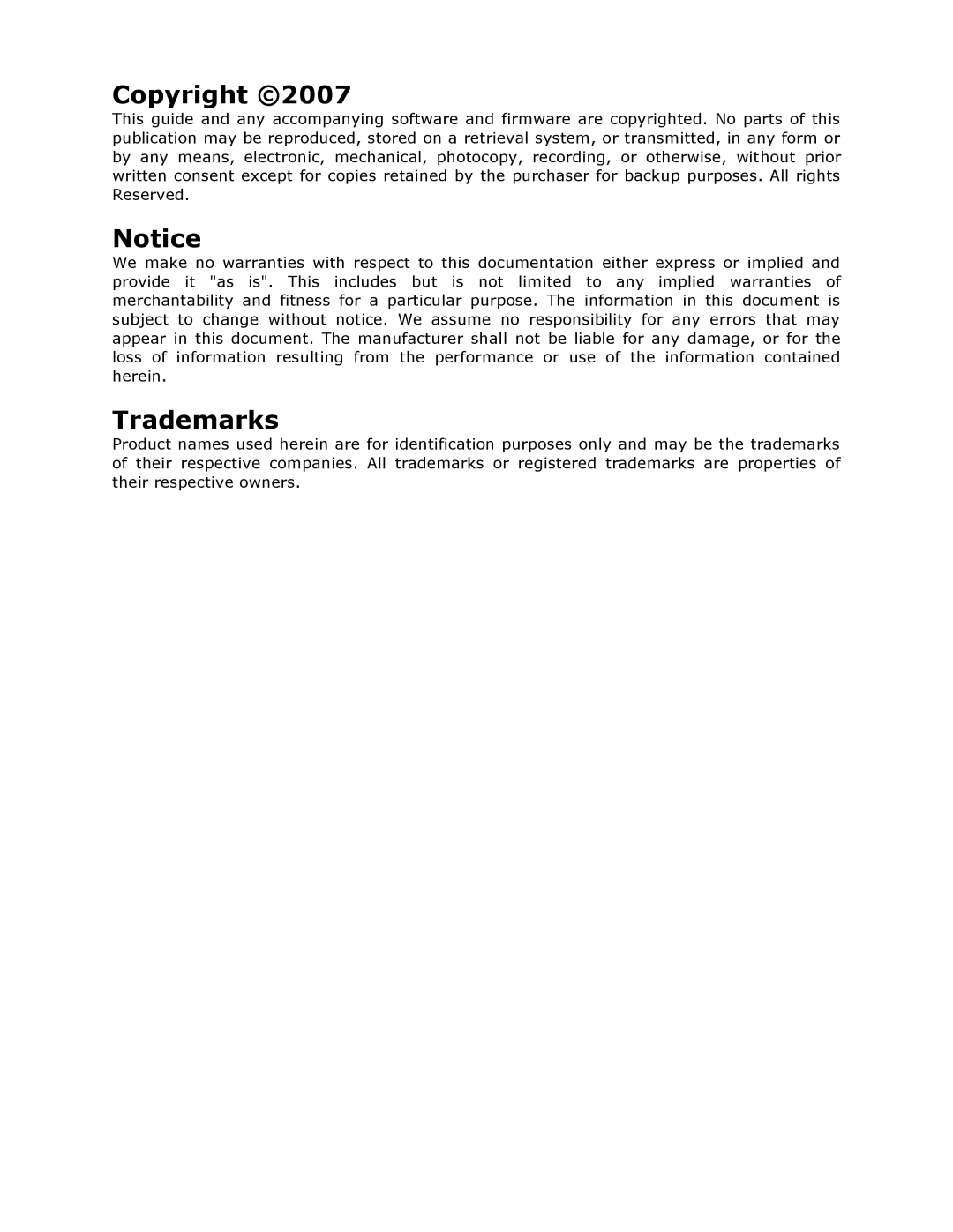 Meridian Data 1 manual Copyright 