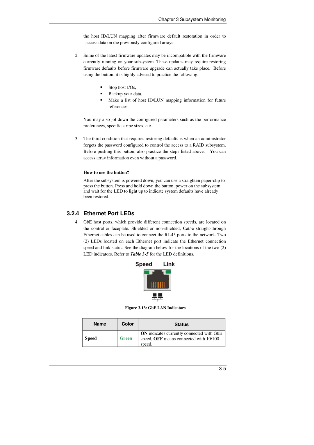 Meridian Data 16i manual Ethernet Port LEDs, How to use the button? 