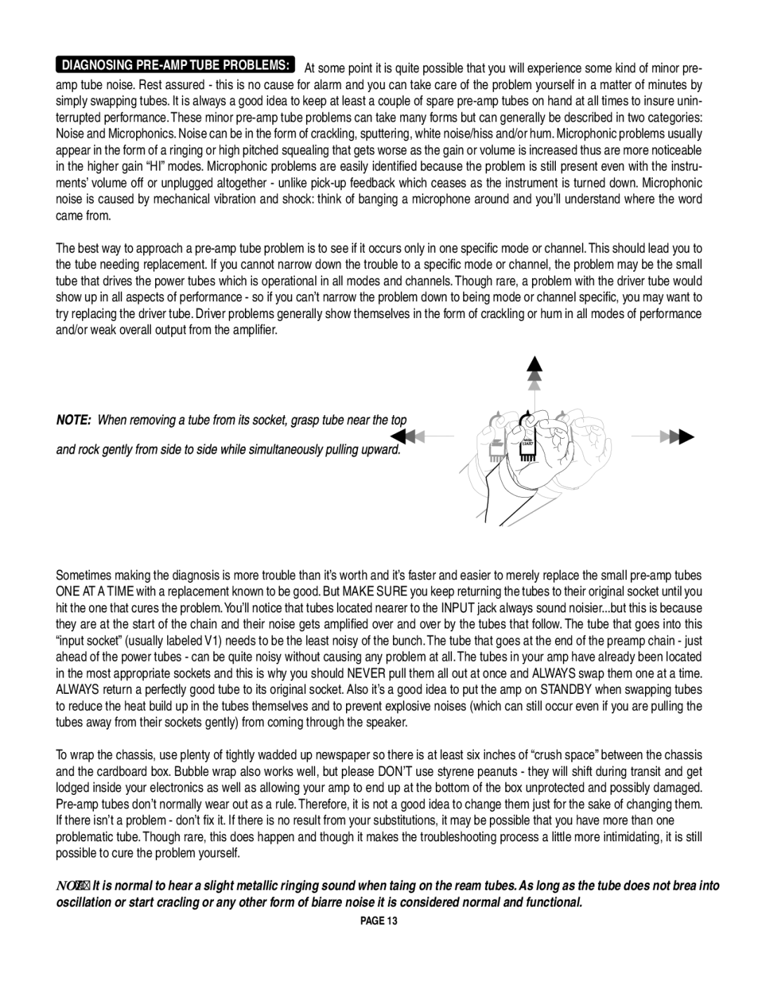 Mesa/Boogie M6 owner manual 