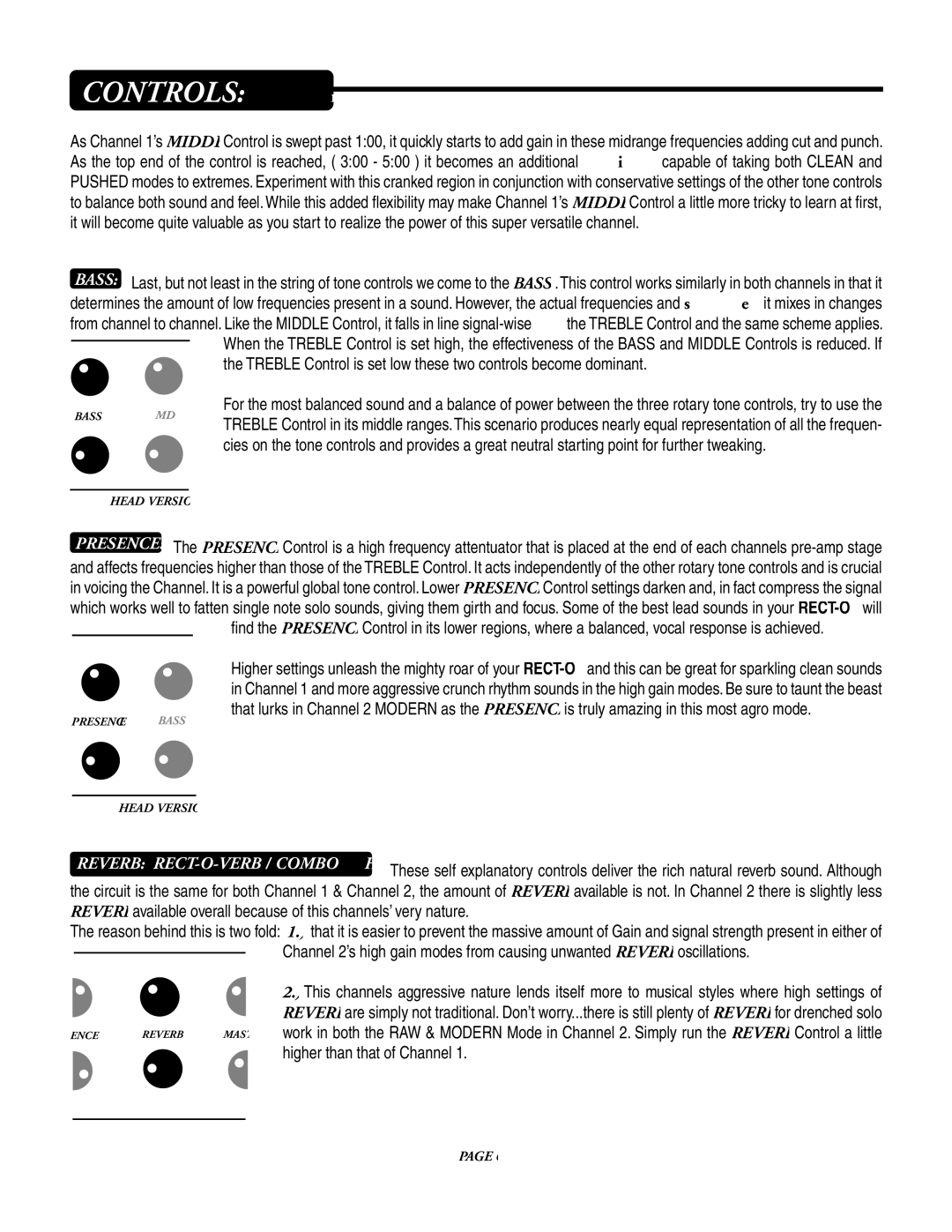 Mesa/Boogie pmn owner manual Higher than that of Channel 