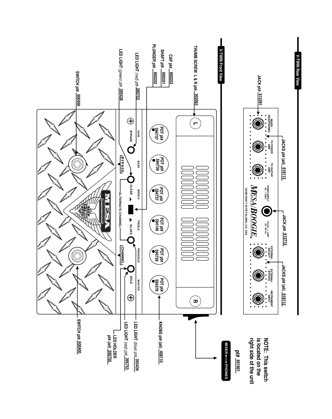 Mesa/Boogie V-TWIN owner manual Mesa Boogie R 