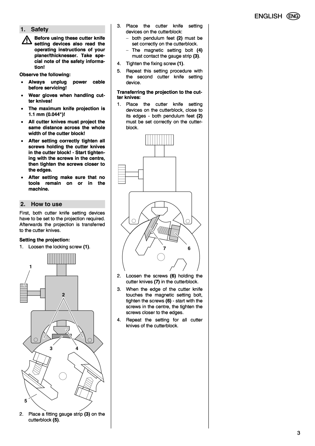 Metabo 091 101 6397 manual English, Safety, How to use 
