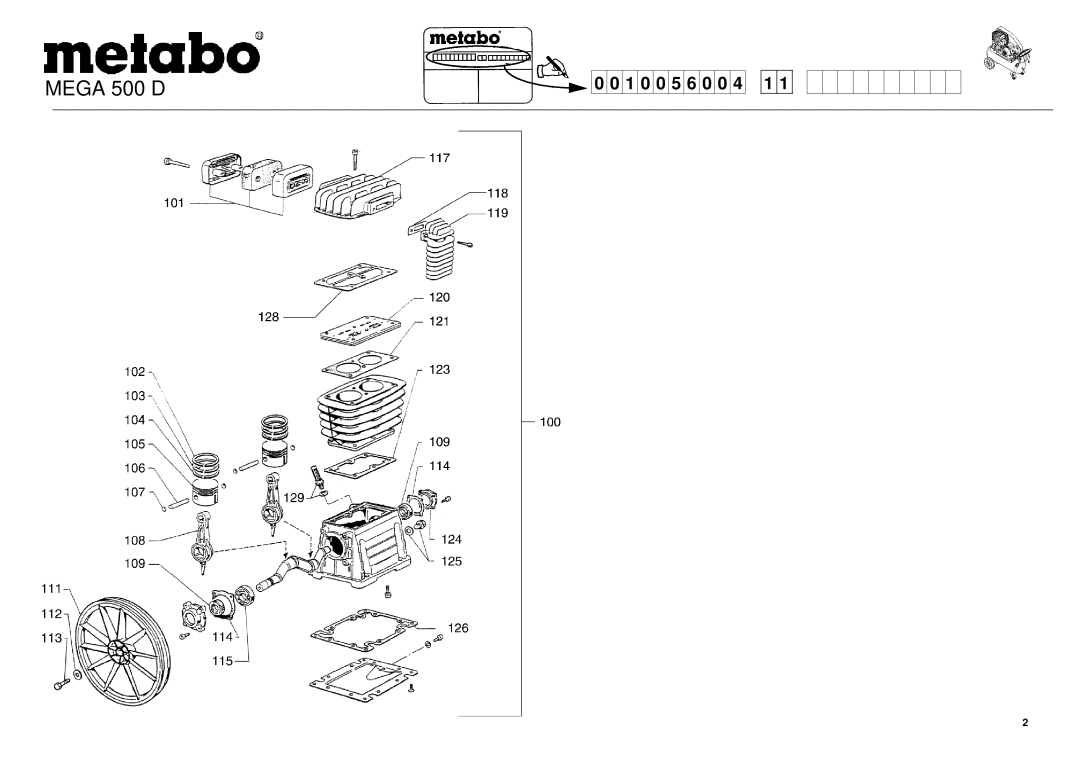 Metabo Mega 500 D manual 