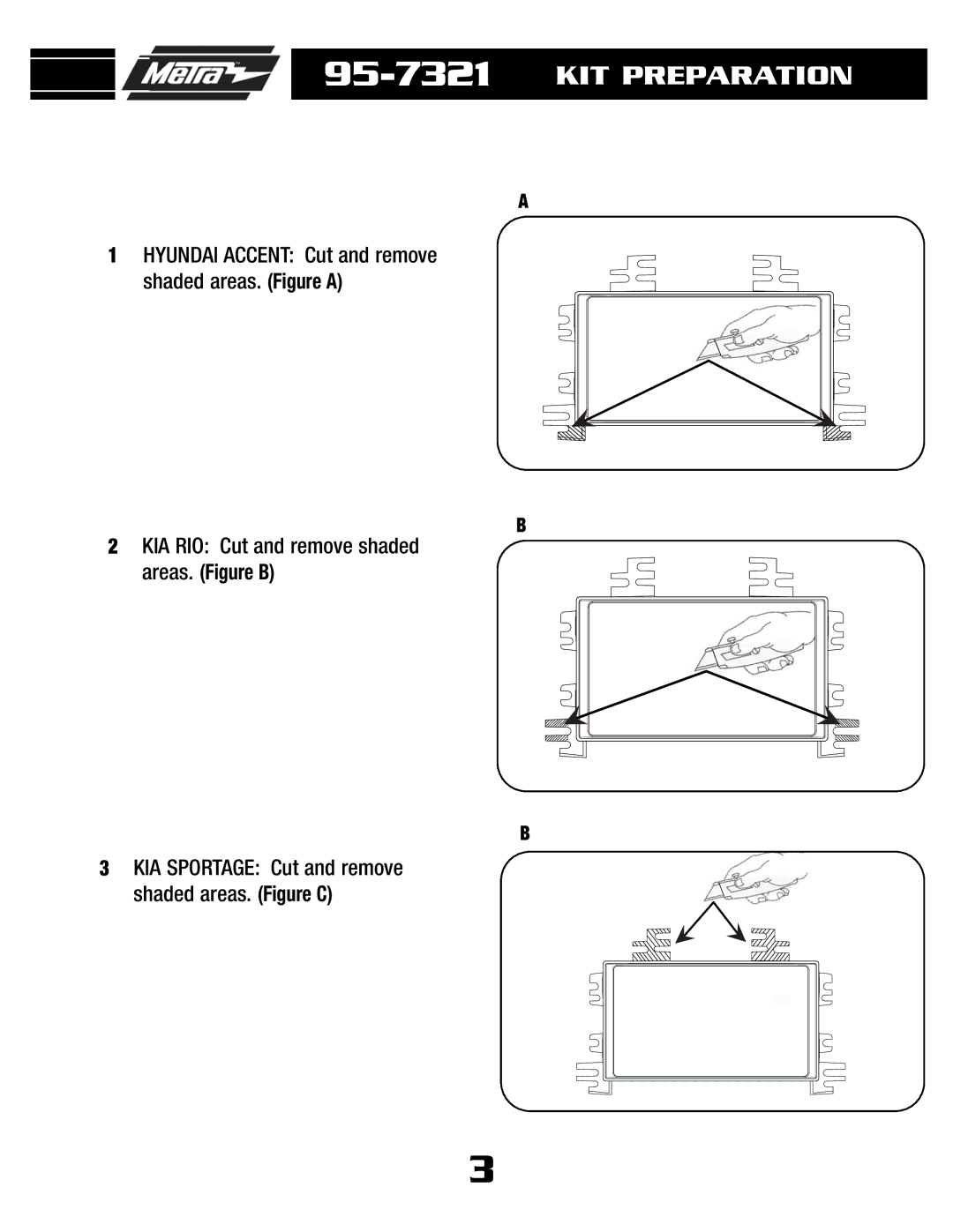 Metra Electronics installation instructions 95-7321KIT Preparation 