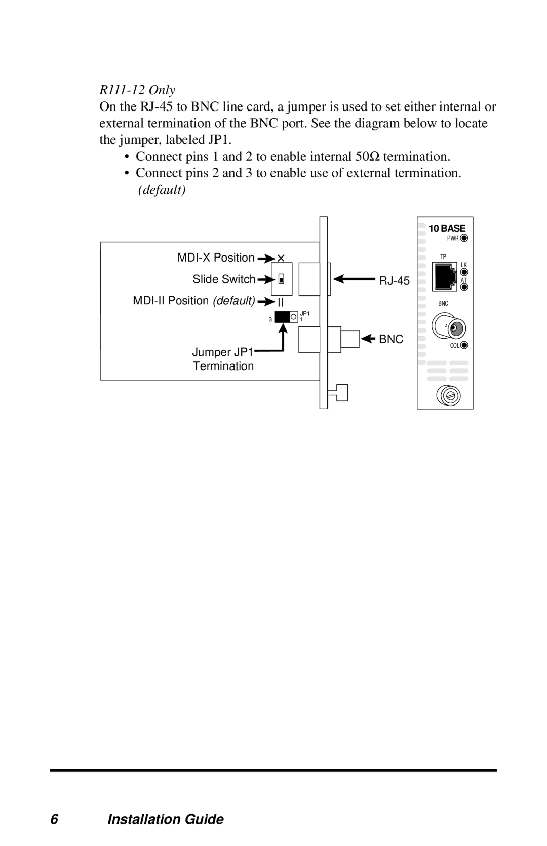 METRObility Optical Systems R111-18, R111-15, R111-12, R111-16, R111-13, R111-1T manual Installation Guide 