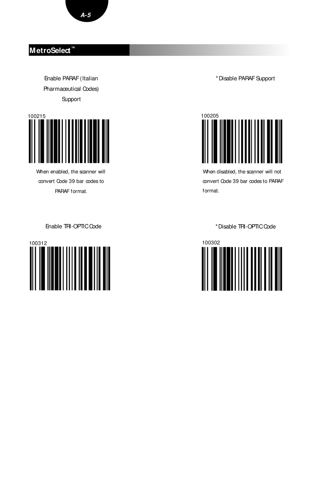 Metrologic Instruments MLPN 2407 manual 100205, Format, 100302 