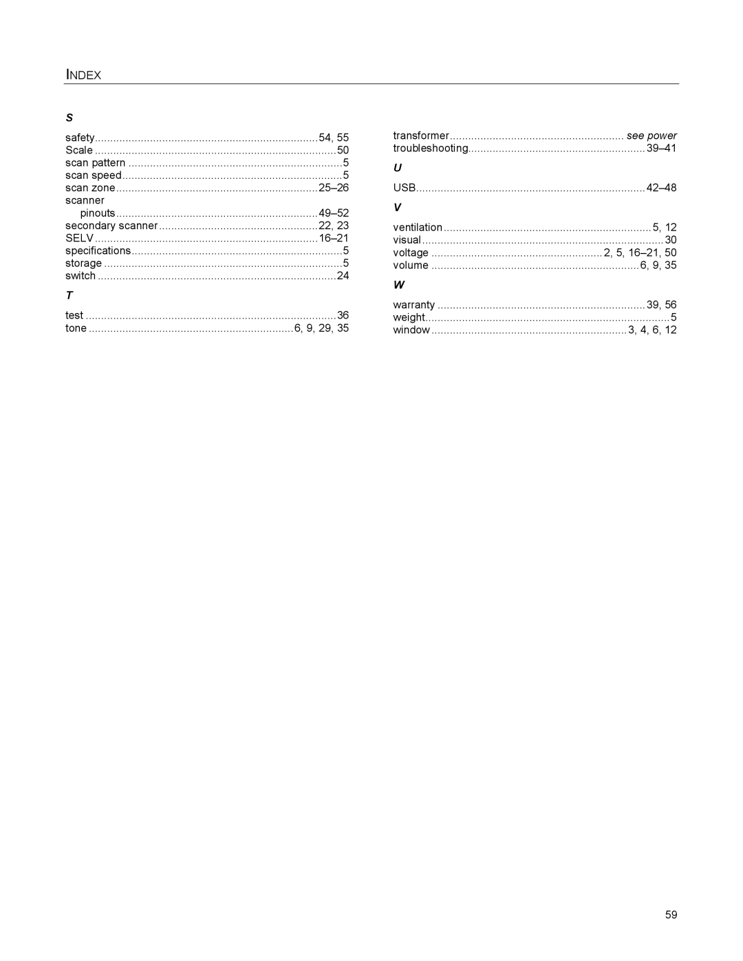 Metrologic Instruments MS2421, MS2422 manual 39-41 