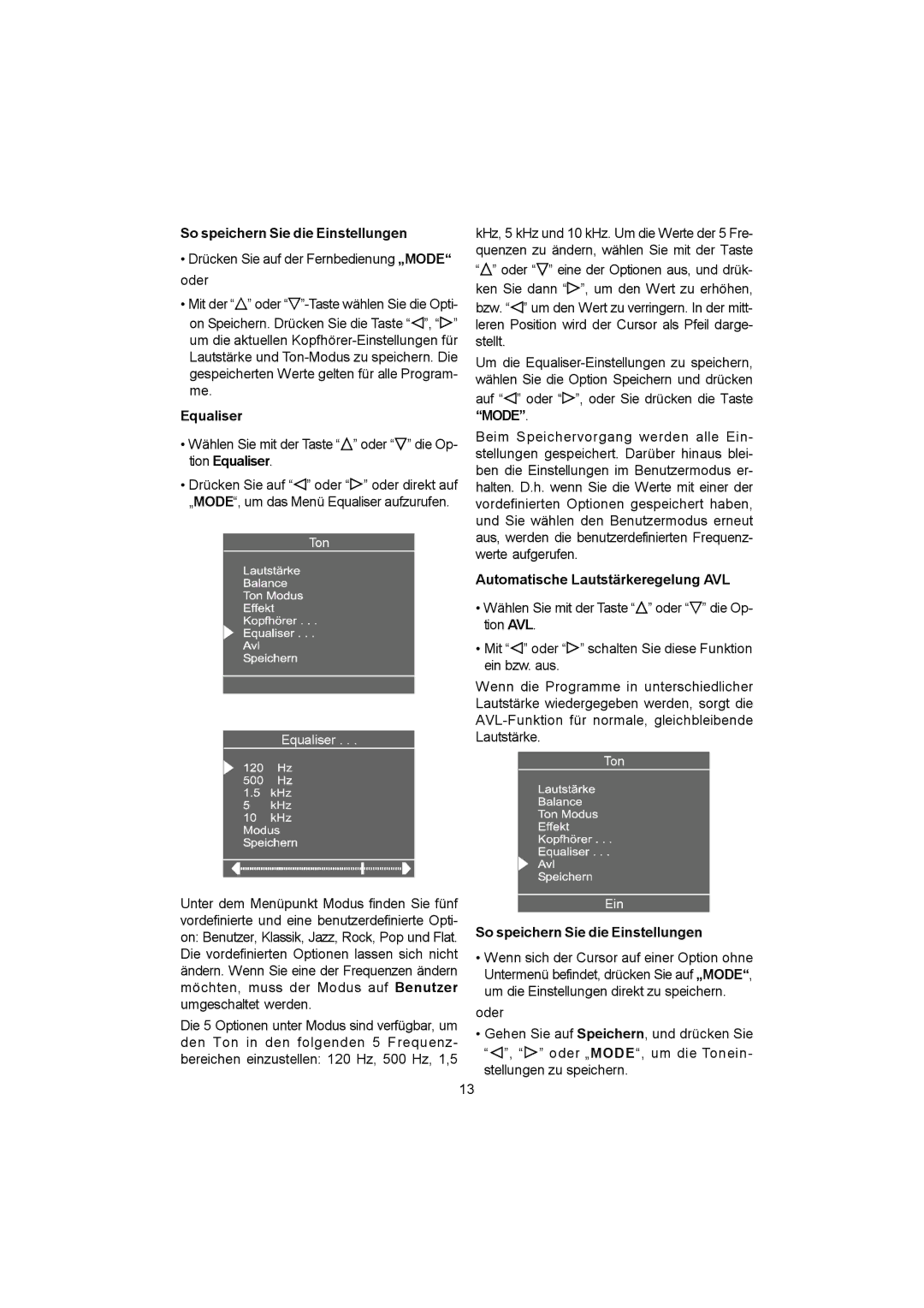 Metz 20 TK 51 operating instructions Auf oder , oder Sie drücken die Taste Mode 