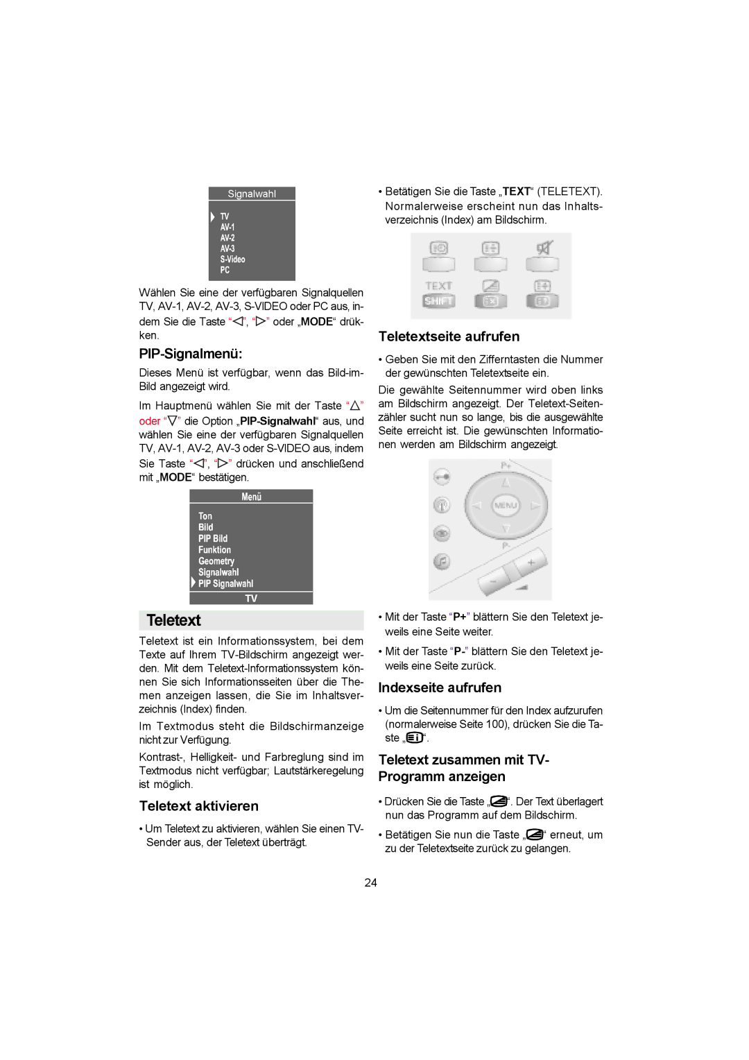 Metz 20 TK 51 operating instructions Teletext 