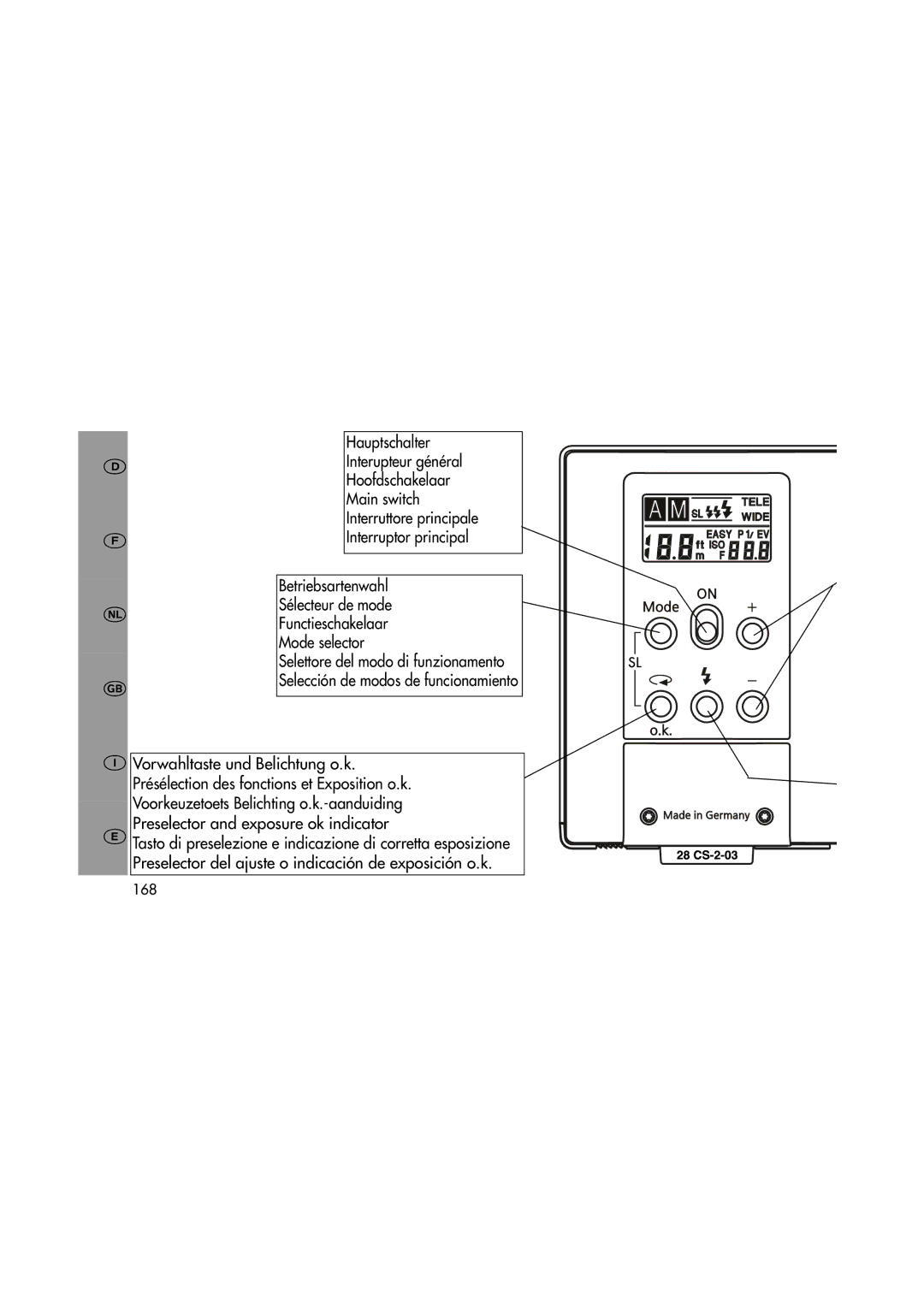 Metz 28 CS-2 instruction manual 