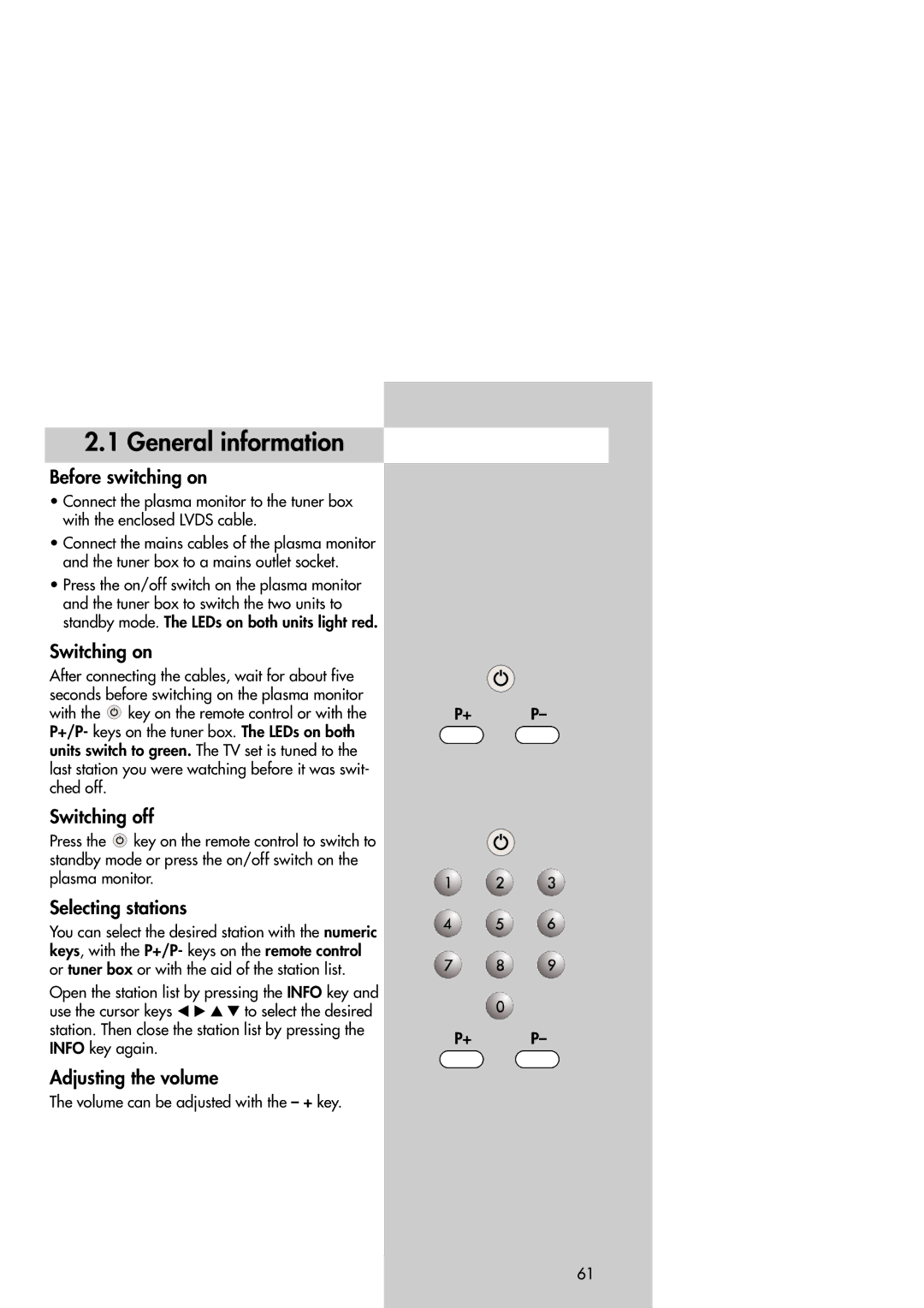 Metz 42TM92 operating instructions General information 