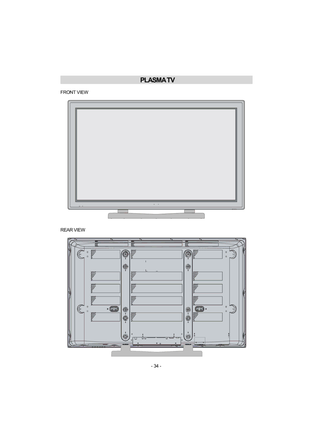 Metz 42TN92 manual Plasmatv 