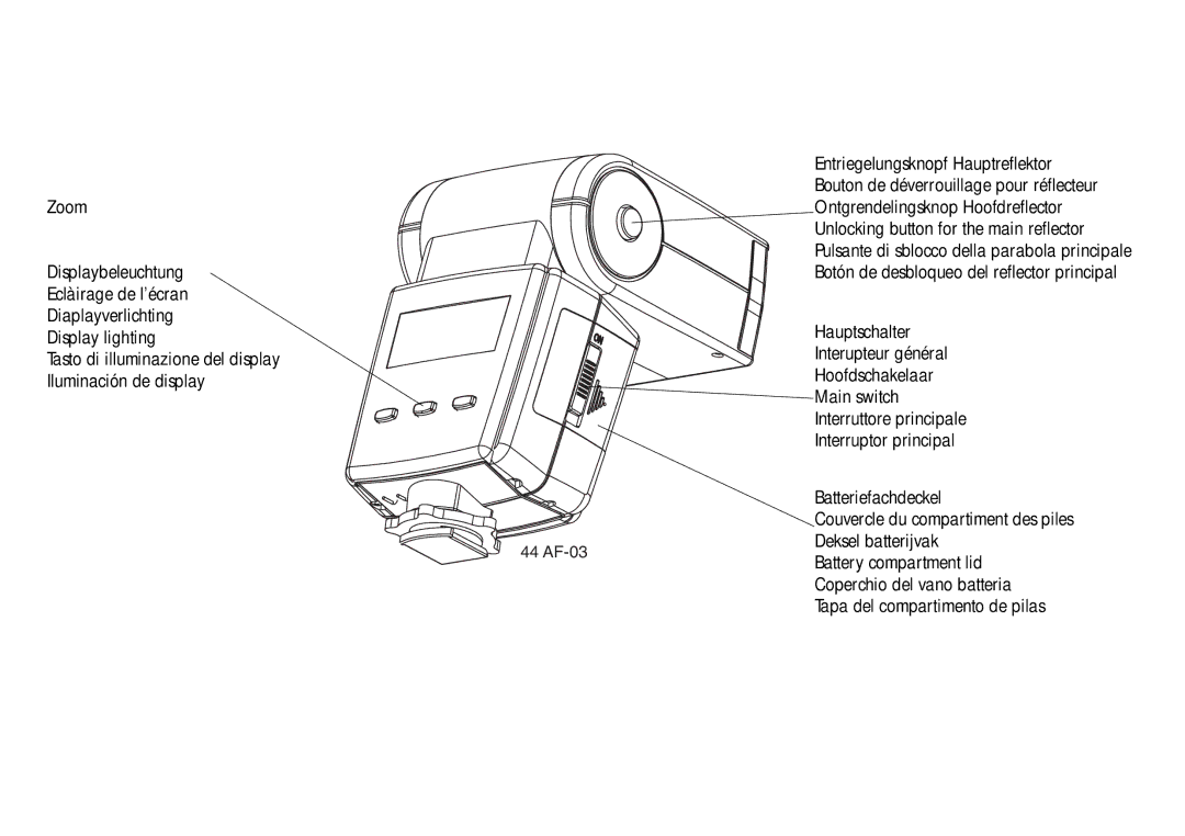 Metz 44 AF-3M instruction manual 