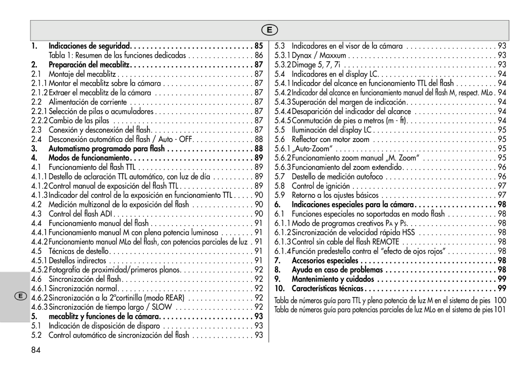 Metz 44 AF-3M instruction manual 