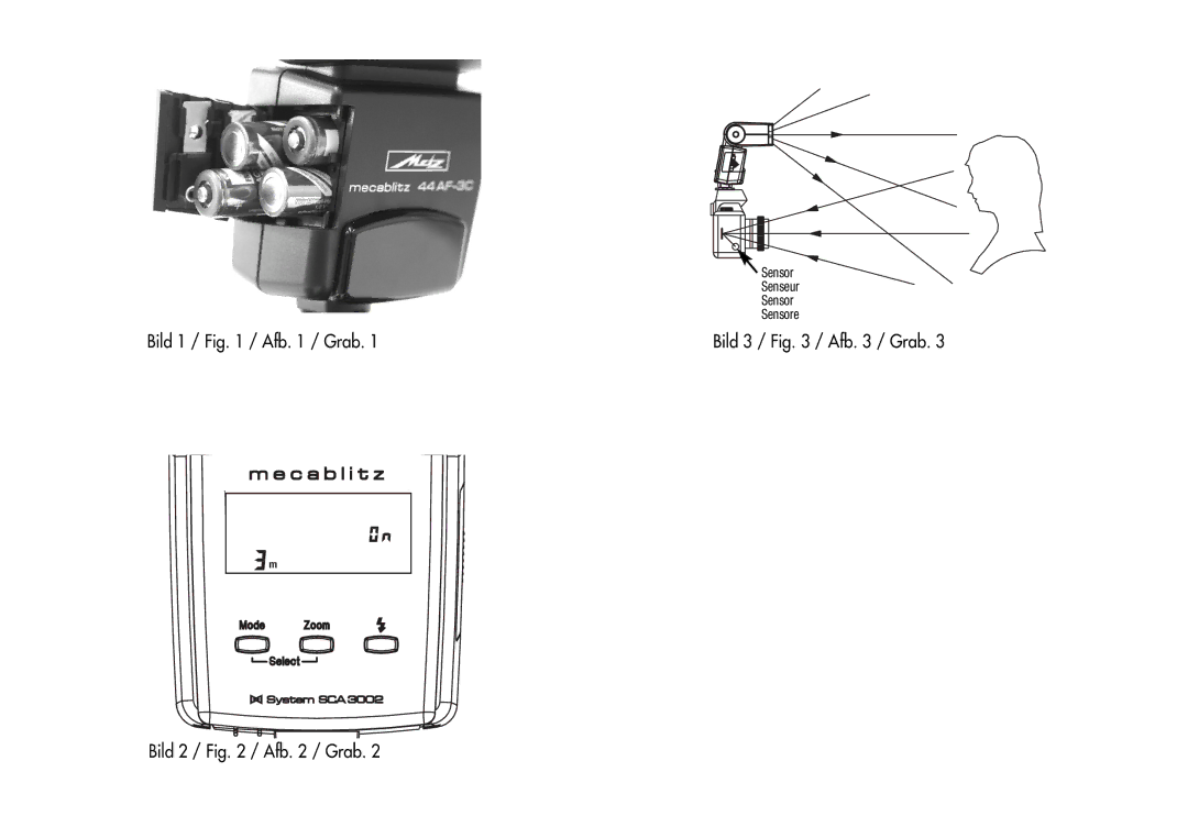 Metz 44 MZ-2 instruction manual Sensor 