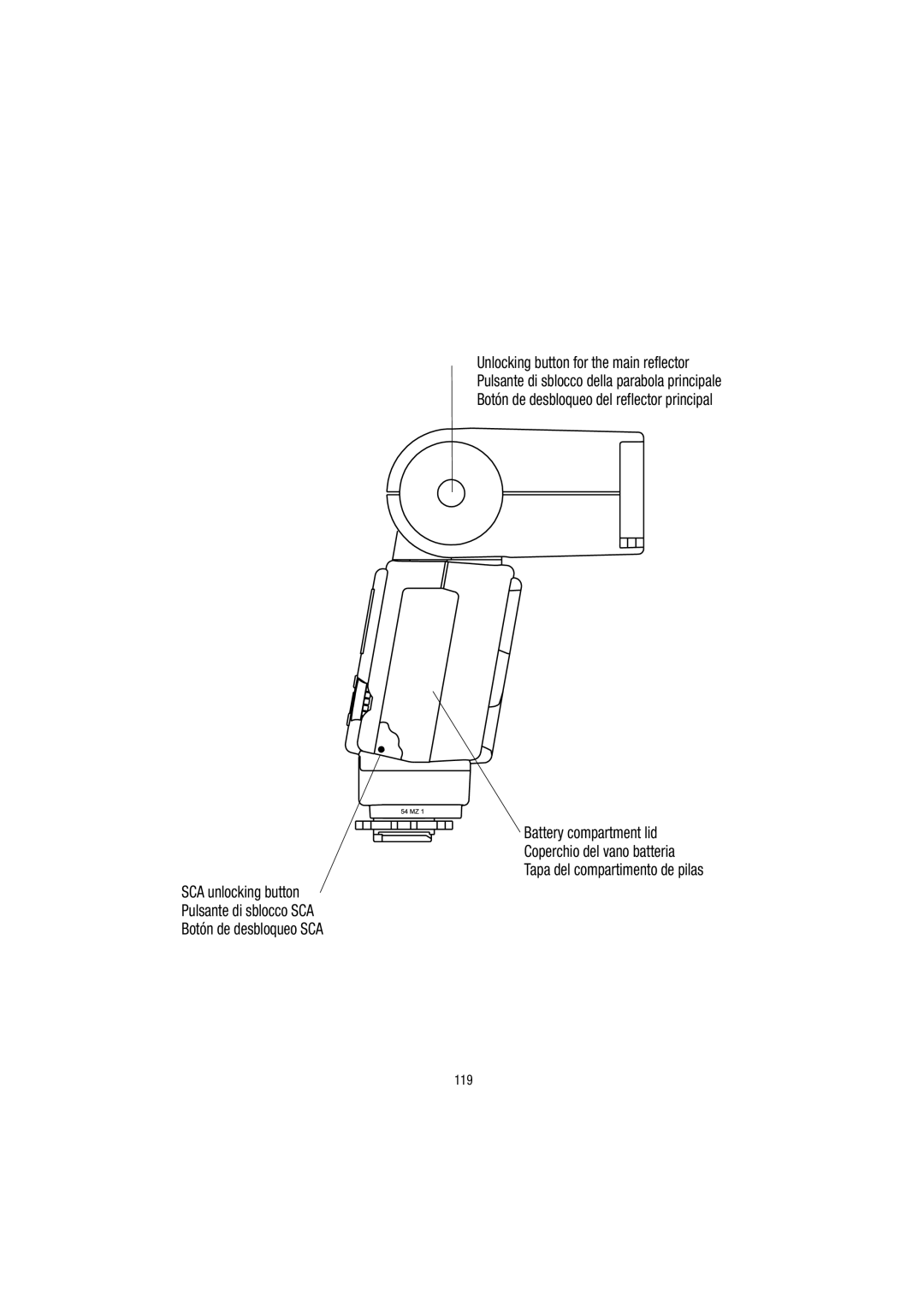 Metz 54 MZ-3 operating instructions 119 