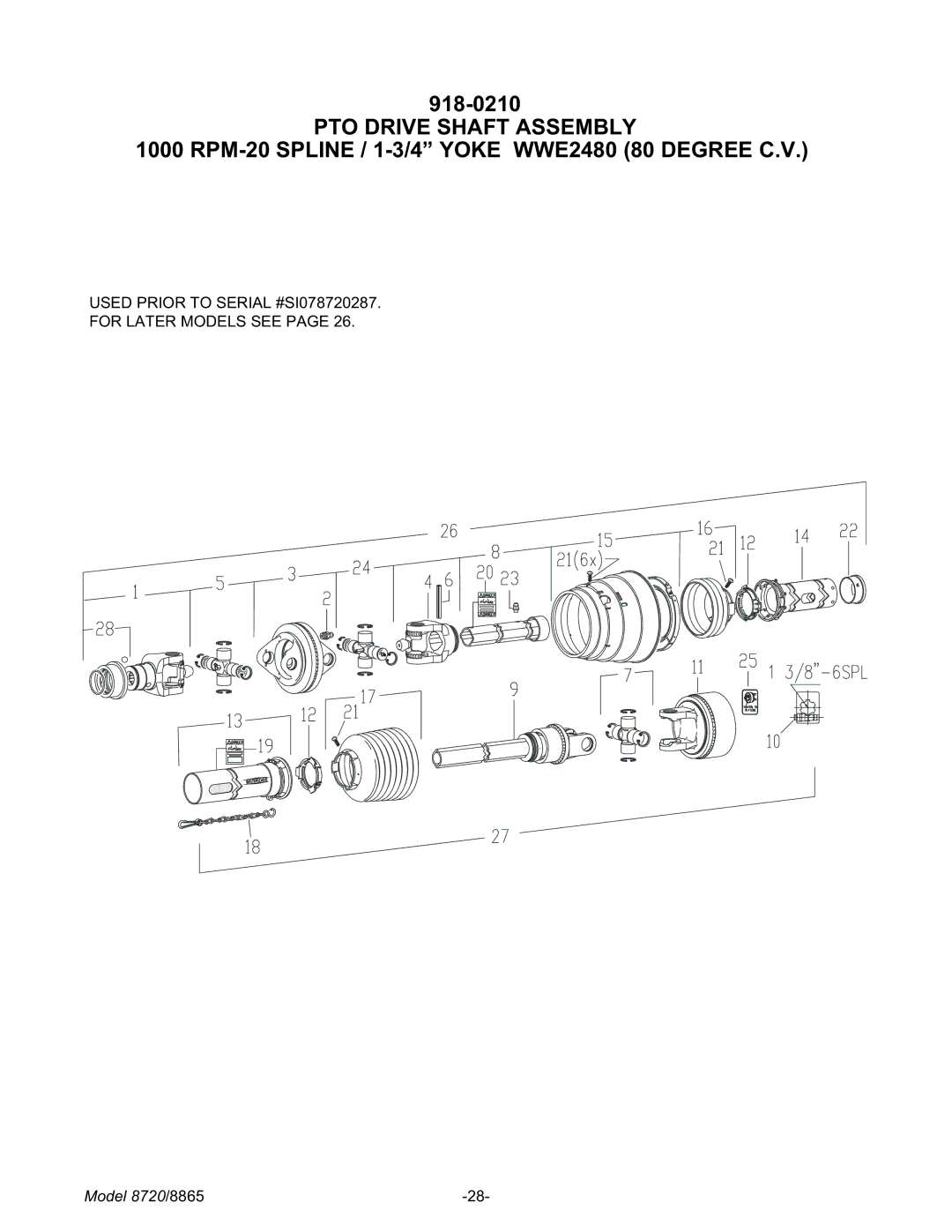 Meyer 8720, 8865 manual 918-0210 