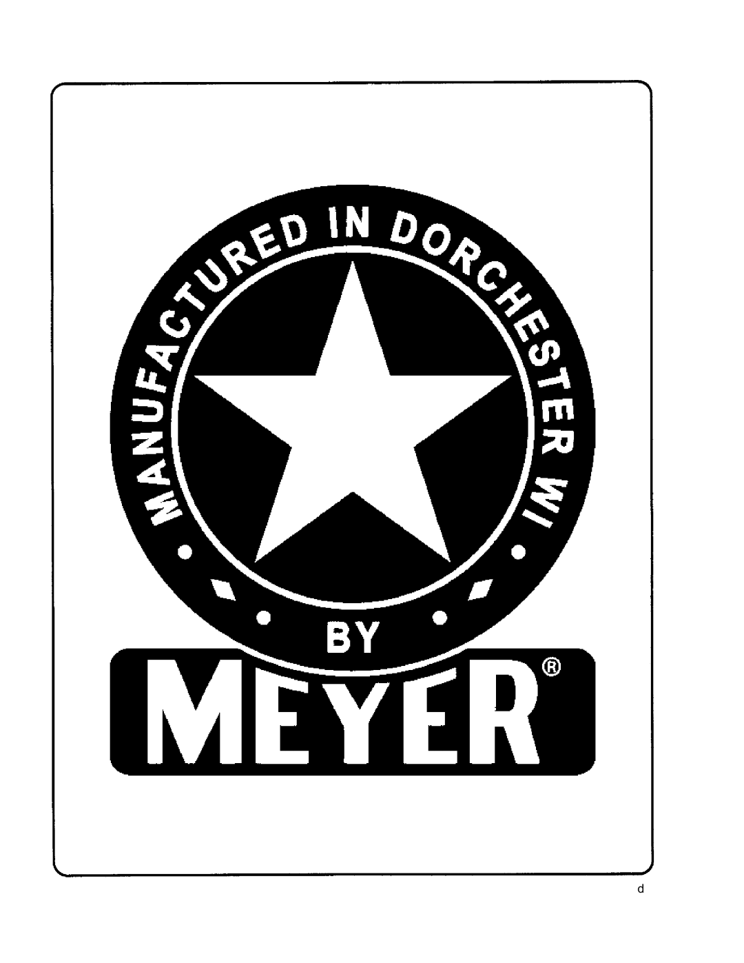 Meyer 8720, 8865 manual 