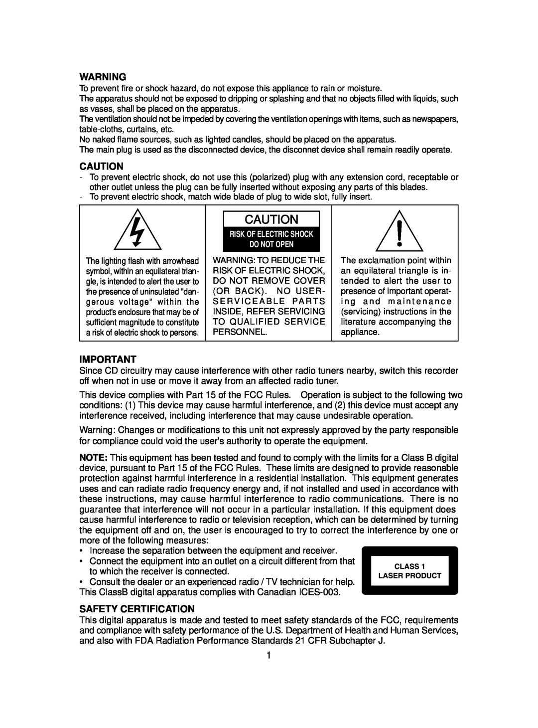 MGA Entertainment SMB-657 manual Safety Certification 