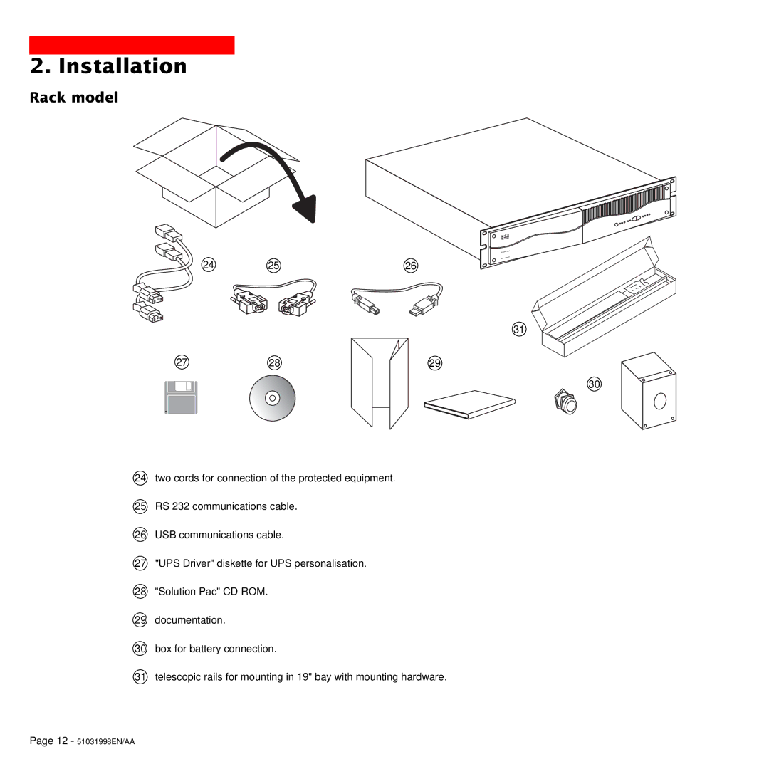 MGE UPS Systems 1500C user manual 12 51031998EN/AA 