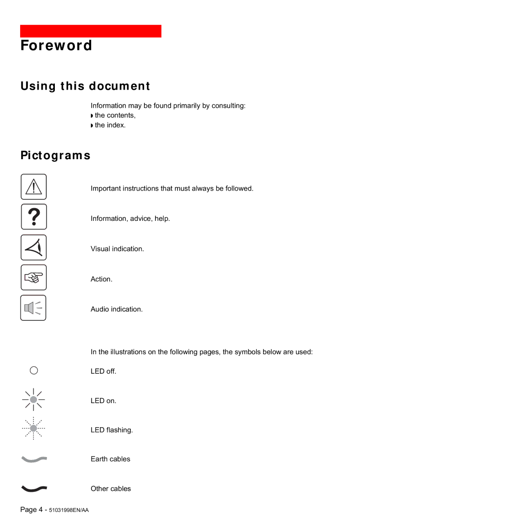 MGE UPS Systems 1500C user manual Foreword, Using this document, Pictograms 