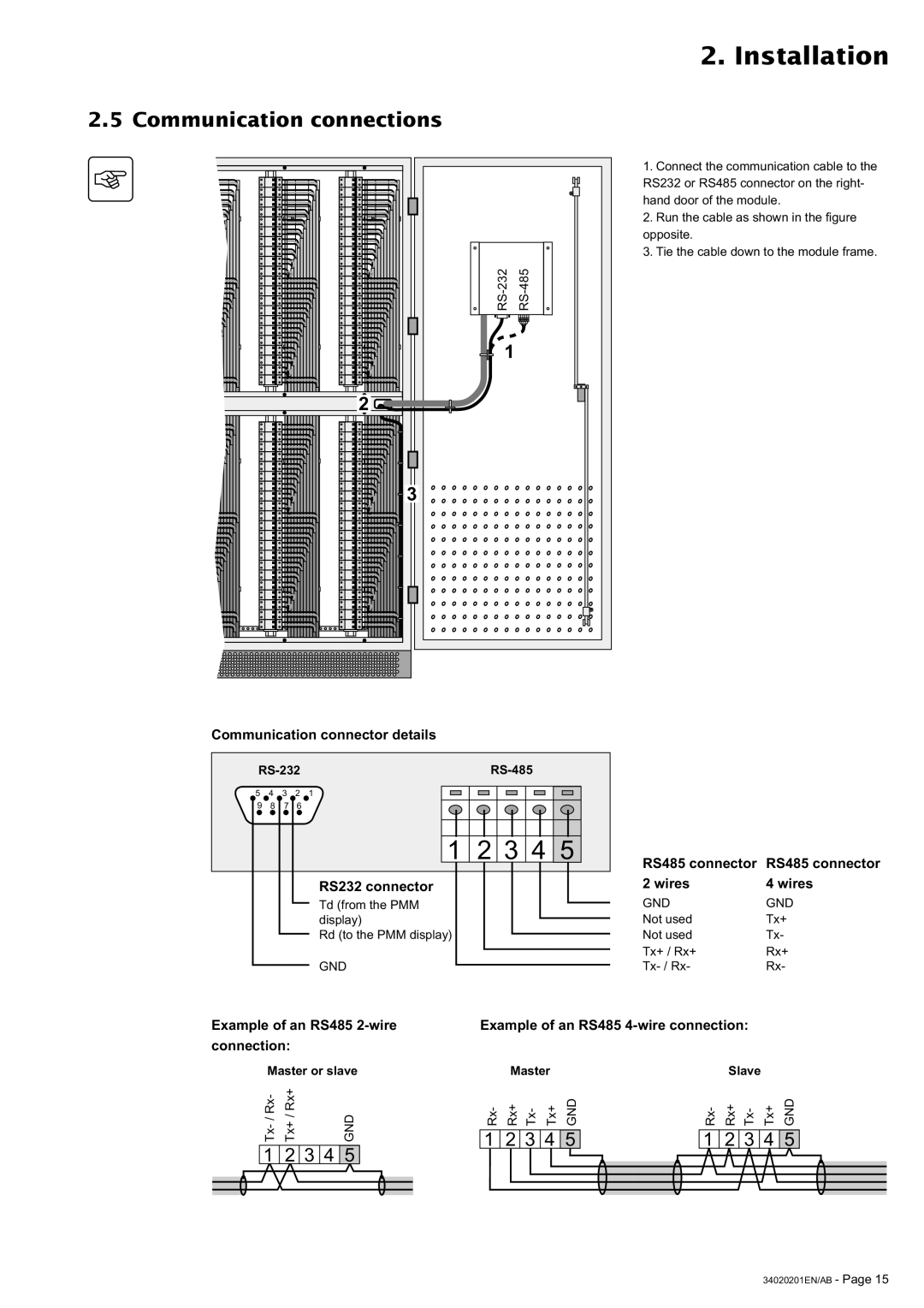 MGE UPS Systems 250A user manual Communication connections 